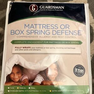 New Guardsman Mattress OR Box Spring Encasement Size Twin XL Extra Deep Allergy